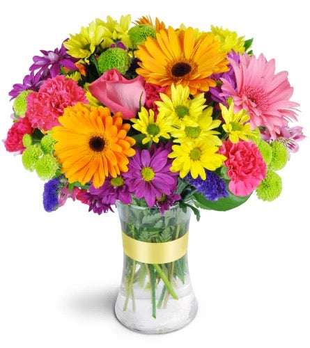 Radiant Rainbow vase